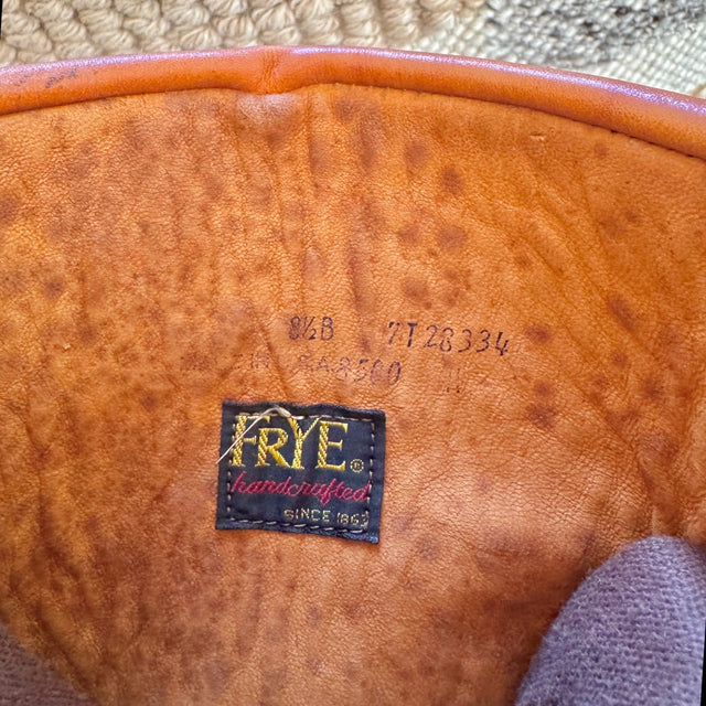 FRYE True Vintage Knee High Cuff Cowboy Boots - Botablu