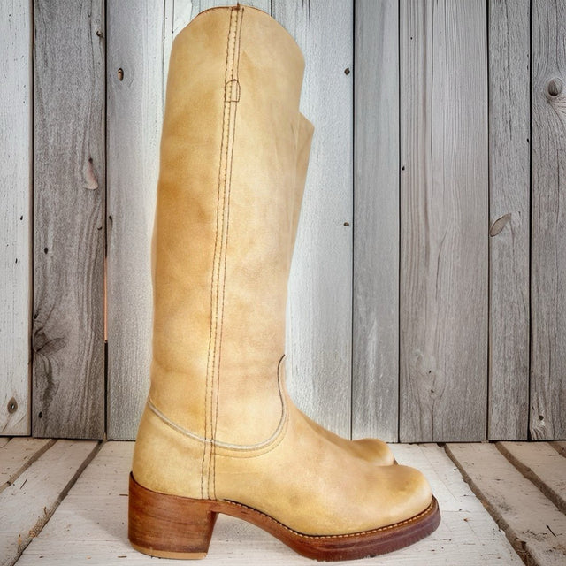 FRYE Vintage Banana Campus Tall Knee High Black Label Boots - Botablu