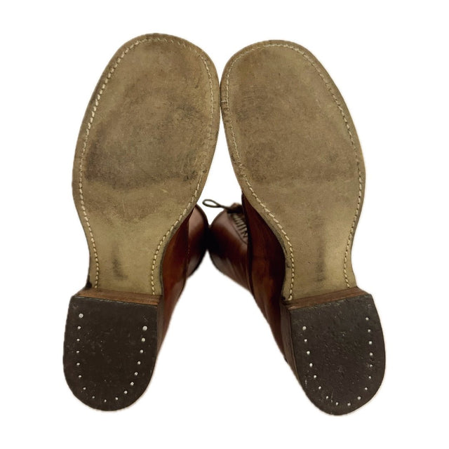 FRYE Vintage Campus Black Label Lace Up Knee High Boots - Botablu