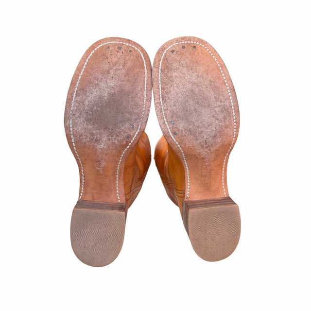 FRYE Vintage Campus Black Label Western Moto Boots - Botablu