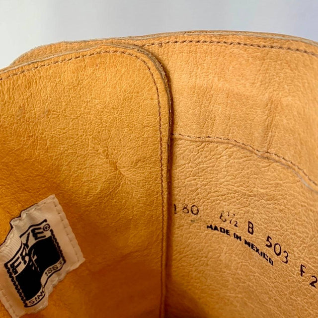 FRYE Vintage Campus Lace Up Banana Leather Boots - Botablu