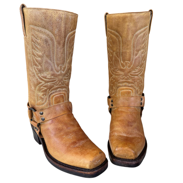 FRYE Vintage Harness Eagle Biker Boots - Botablu