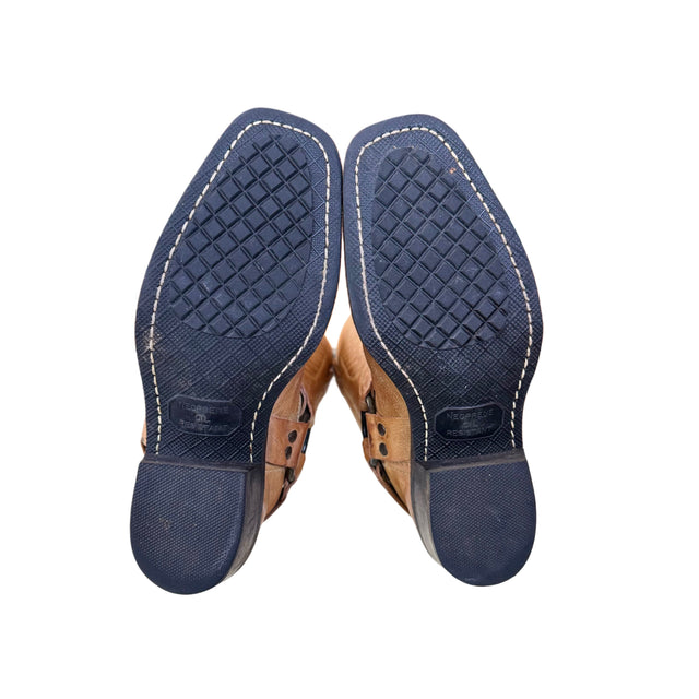 FRYE Vintage Harness Eagle Biker Boots - Botablu