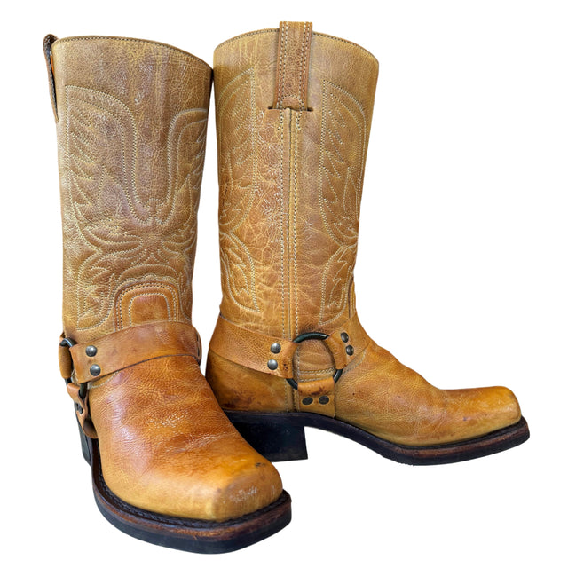 FRYE Vintage Harness Eagle Biker Boots - Botablu