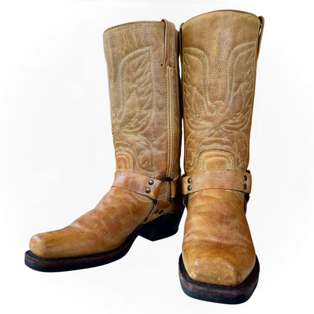 FRYE Vintage Harness Eagle Biker Boots - Botablu