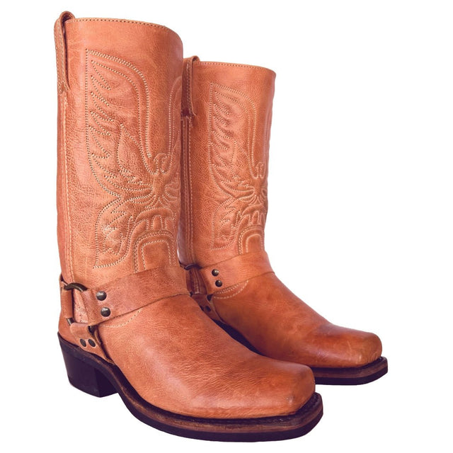 FRYE Vintage Harness Eagle Biker Motorcycle Boots - Botablu