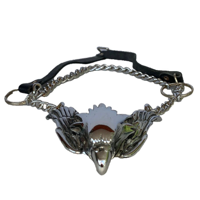 HARLEY-DAVIDSON Vintage Silver Eagle Harness Biker Boot Chain Strap Accessory - Botablu
