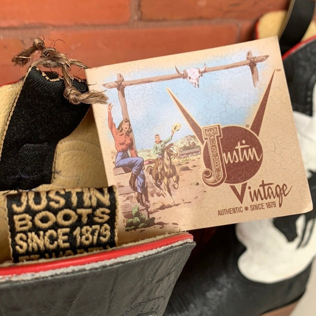 JUSTIN Vintage Collection Rodeo Cowboy Western Boots - Botablu