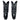 LARRY MAHAN Vintage Caiman Crocodile Black Cowboy Western Boots - Botablu