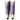 LARRY MAHAN Vintage Ostrich Purple White Knee High Cowboy Boots - Botablu