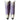 LARRY MAHAN Vintage Ostrich Purple White Knee High Cowboy Boots - Botablu