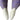 LARRY MAHAN Vintage Ostrich Purple White Knee High Cowboy Boots - Botablu