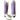 LARRY MAHAN Vintage Ostrich Purple White Knee High Cowboy Boots - Botablu