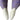 LARRY MAHAN Vintage Ostrich Purple White Knee High Cowboy Boots - Botablu