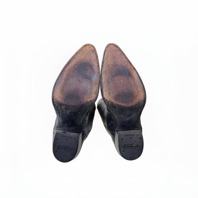 LARRY MAHAN Vintage Stingray Exotic Cowboy Boots - Botablu