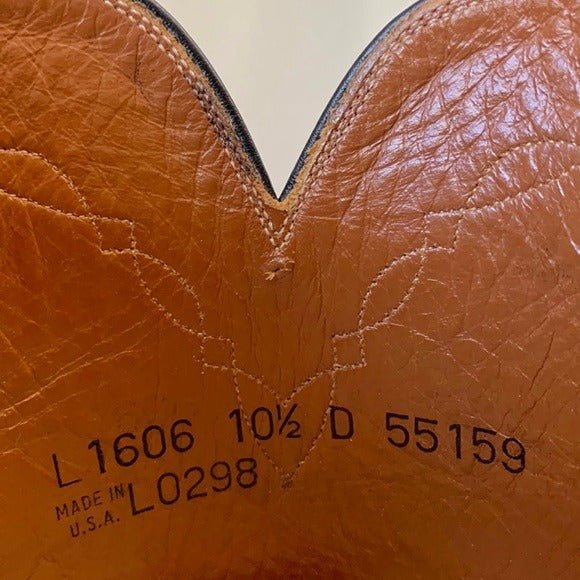 LUCCHESE Classics Handmade Black Roper Cowboy Western Boots - Botablu