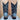 LUCCHESE Ostrich Exotic Crepe Sole Roper Blue Black Cowgirl Cowboy Western Boots - Botablu