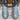 LUCCHESE Ostrich Exotic Crepe Sole Roper Blue Black Cowgirl Cowboy Western Boots - Botablu