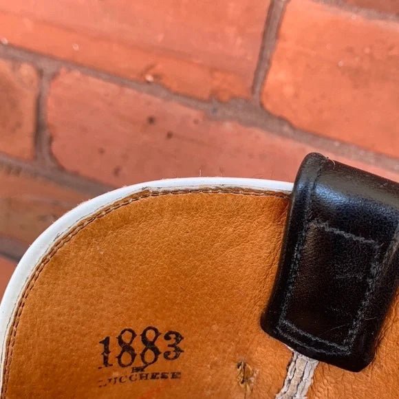 LUCCHESE Rare Cowhide Pony Calf Hair On Hide Cowgirl Cowboy Western Boots - Botablu