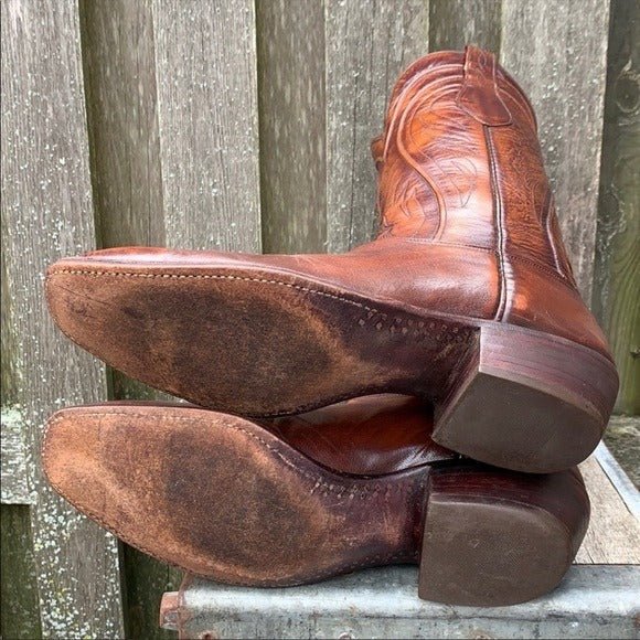 LUCCHESE Vintage San Antonio Seville Classics Goatskin Cowboy Boots - Botablu