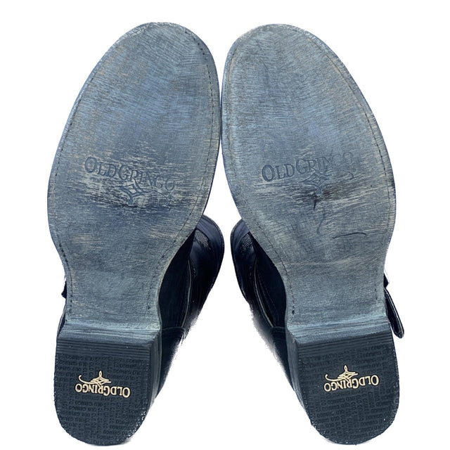 OLD GRINGO Biker Iron Eagle Harness Black Moto Cowgirl Cowboy Western Boots - Botablu