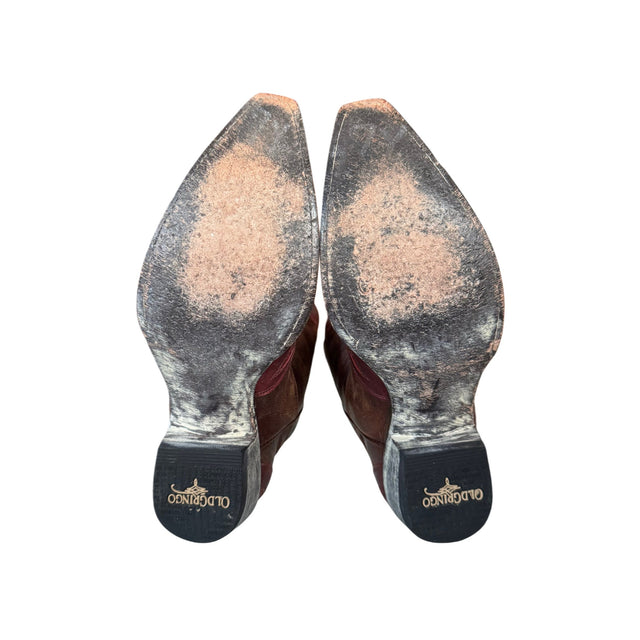 OLD GRINGO Brown Red Tall Cowgirl Boots - Botablu