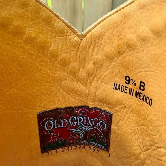 OLD GRINGO Dragon Embroidered Tan Brown Tall Cowgirl Cowboy Western Boots - Botablu