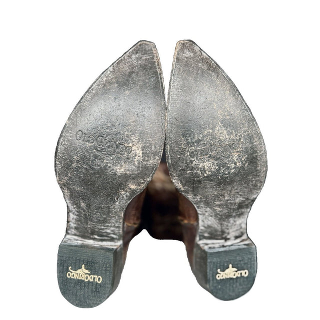 OLD GRINGO Mayra 18” Brown Embroidered Tall Knee High Cowgirl Cowboy Western Boots - Botablu