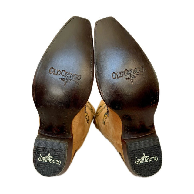 OLD GRINGO Tattoo Snake M286-1 Black Red Mens Cowboy Boots - Botablu