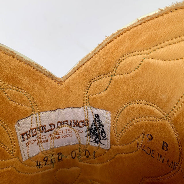 OLD GRINGO Vintage Angel Black Blue Leather Short Peewee Cowgirl Cowboy Western Boots - Botablu