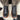RESISTOL RANCH LUCCHESE Ostrich Square Toe Black Metallic Cowgirl Cowboy Western Boots - Botablu
