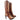 SERGIO ROSSI Eagle Phoenix Tall Brown Cowgirl Boots - Botablu