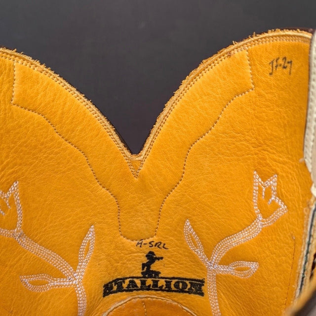 STALLION BOOT AND BELT COMPANY Custom Handmade Cowgirl Cowboy Western Boots - Botablu