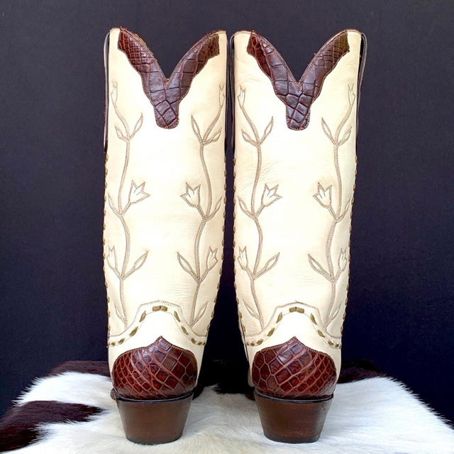 STALLION BOOT AND BELT COMPANY Custom Handmade Cowgirl Cowboy Western Boots - Botablu