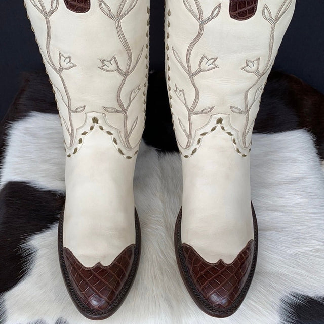 STALLION BOOT AND BELT COMPANY Custom Handmade Cowgirl Cowboy Western Boots - Botablu