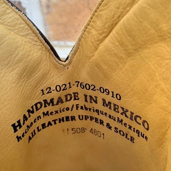 STETSON Serape Aztec Blanket Blue Brown Tall Knee High Western Cowgirl Boots - Botablu