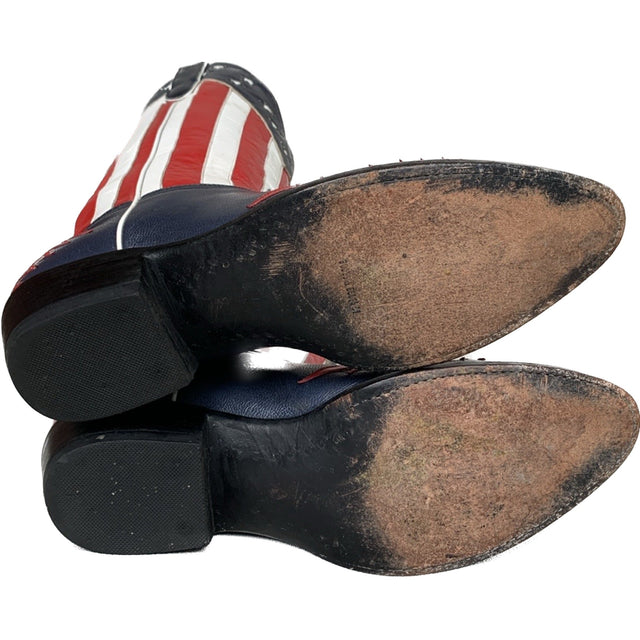 THE OLD GRINGO American Flag Eagle Western Boots - Botablu