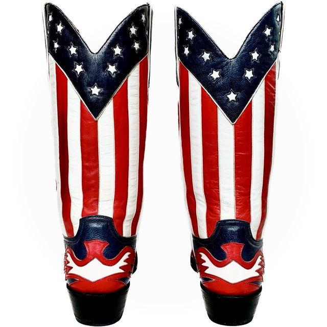 THE OLD GRINGO American Flag Eagle Western Boots - Botablu