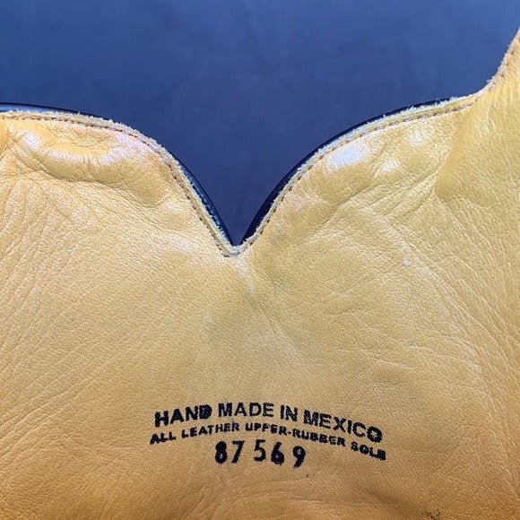 TIN HAUL Open Roper Header Heeler Square Toe Cowboy Western Boots - Botablu