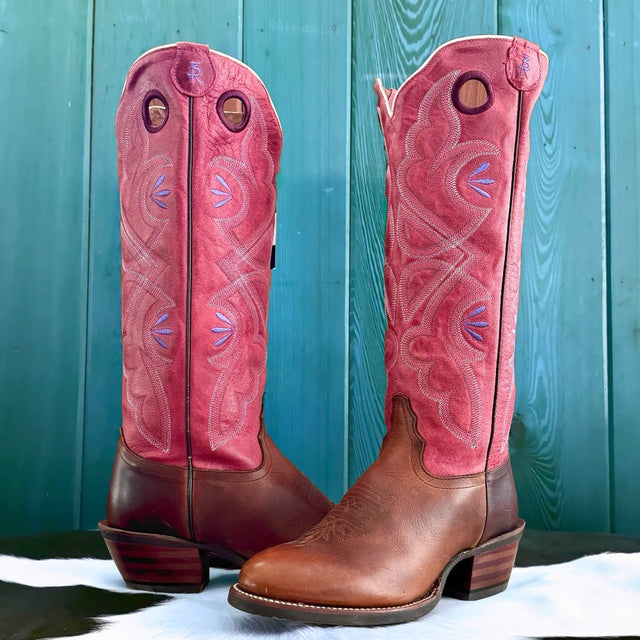 TONY LAMA 3R Buckaroo Knee High Cowgirl Boots - Botablu