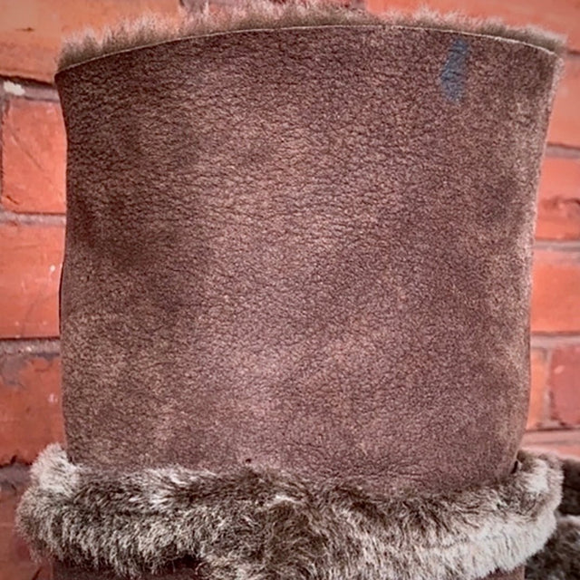 TORY BURCH Rare Talouse Shearling Leather Tall Over the Knee Winter Boots - Botablu