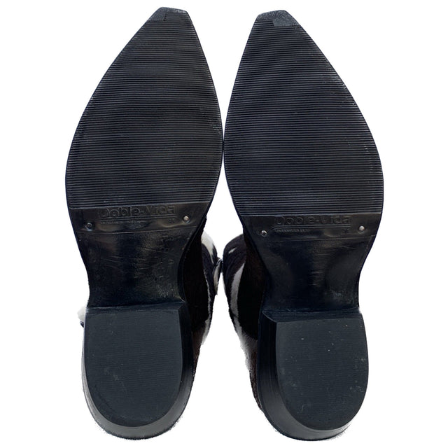 TRES OUTLAWS FALCONHEAD Calf Hair On Hide Cowhide Pony Exotic Western Cowgirl Cowboy Boots - Botablu