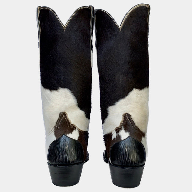 TRES OUTLAWS FALCONHEAD Calf Hair On Hide Cowhide Pony Exotic Western Cowgirl Cowboy Boots - Botablu
