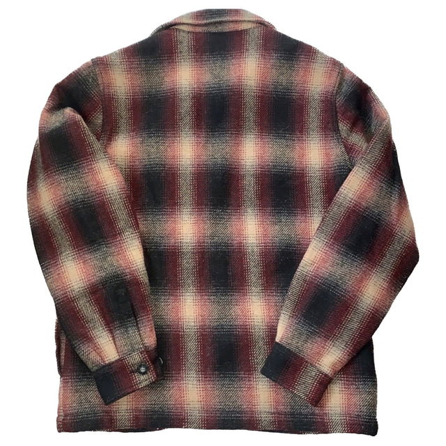 WOOLRICH Vintage Wool Fleece Lined Button Down Winter Coat Shirt Jacket Shacket - Botablu