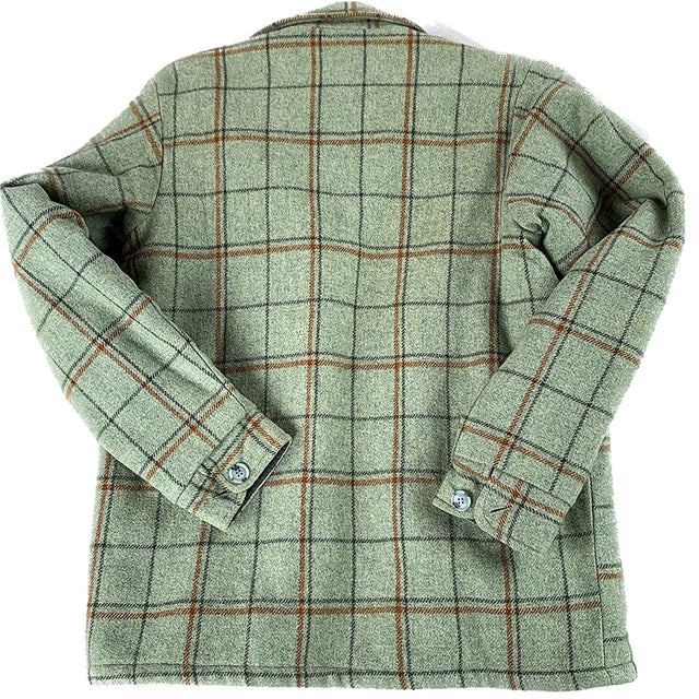 WOOLRICH Vintage Wool Plaid Fleece Lined Button Down Winter Shirt Coat Jacket Shacket - Botablu