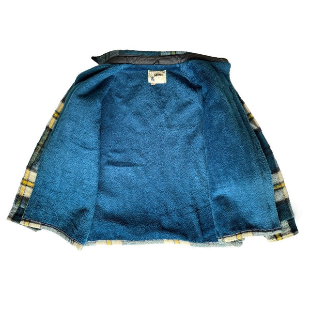 WOOLRICH Vintage Wool Sherpa Lined Button Down Winter Shirt Coat Jacket Shacket - Botablu